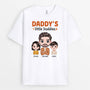 1219AUS1 Personalized T Shirts Gifts Little Buddies Dad