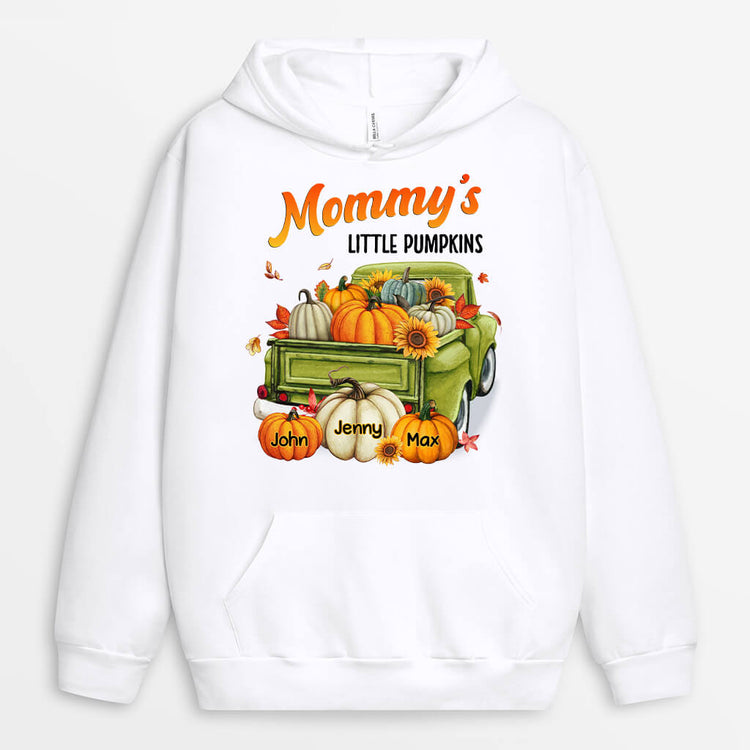 Personalized Mom/Grandma's Little Pumpkins Hoodie