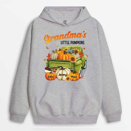 1222HUS2 Personalized Hoodies Gifts Pumpkins Mom Grandma