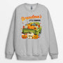 1222WUS2 Personalized Sweatshirt Gifts Pumpkins Mom Grandma