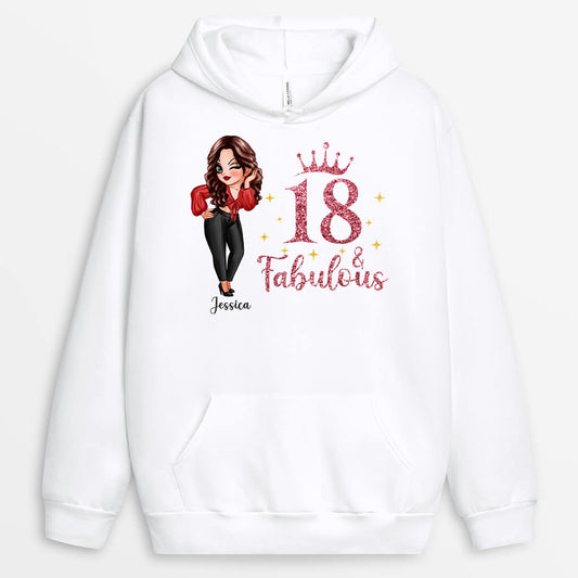 1231HUS1 Personalized Hoodies Gifts 18th Birthday Her