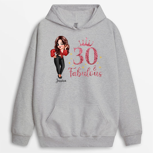 1231HUS1 Personalized Hoodies Gifts 30th Birthday Her