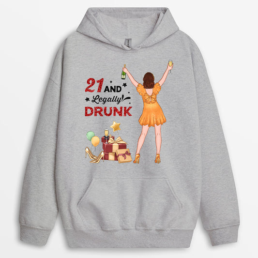 1234HUS Personalized Hoodies Gifts 21th Birthday Her