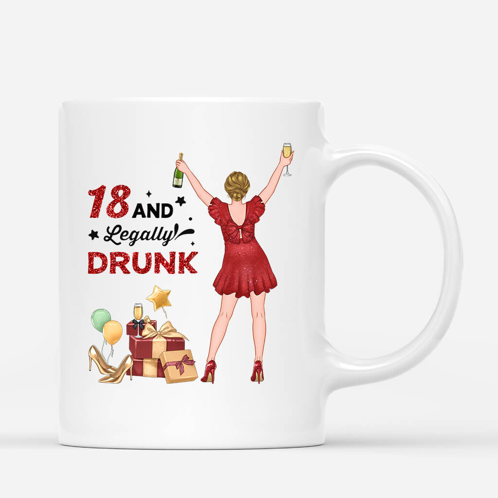 1234MUS1 Personalized Mugs Gifts 18th Birthday Her