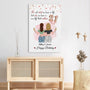 1240CUS3 personalized happy 21st birthday bestie canvas