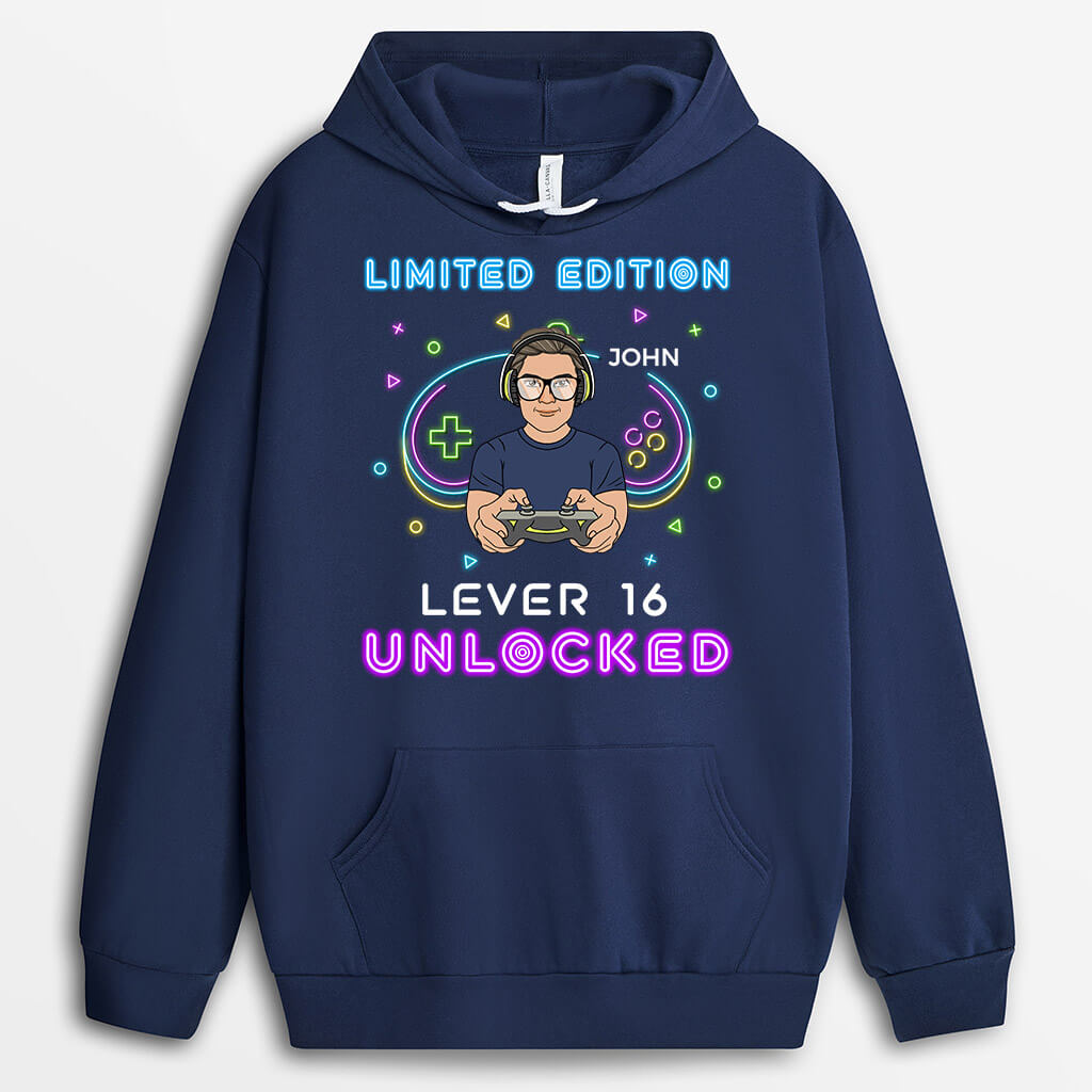 1241hus1 personalized level 21 unlocked hoodie