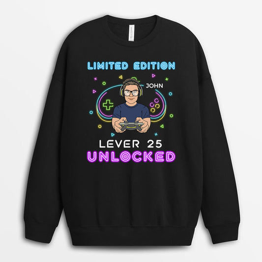 1241wus1 personalized level 30 unlocked sweatshirt