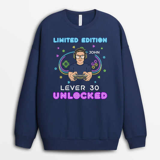1241wus2 personalized level 30 unlocked sweatshirt
