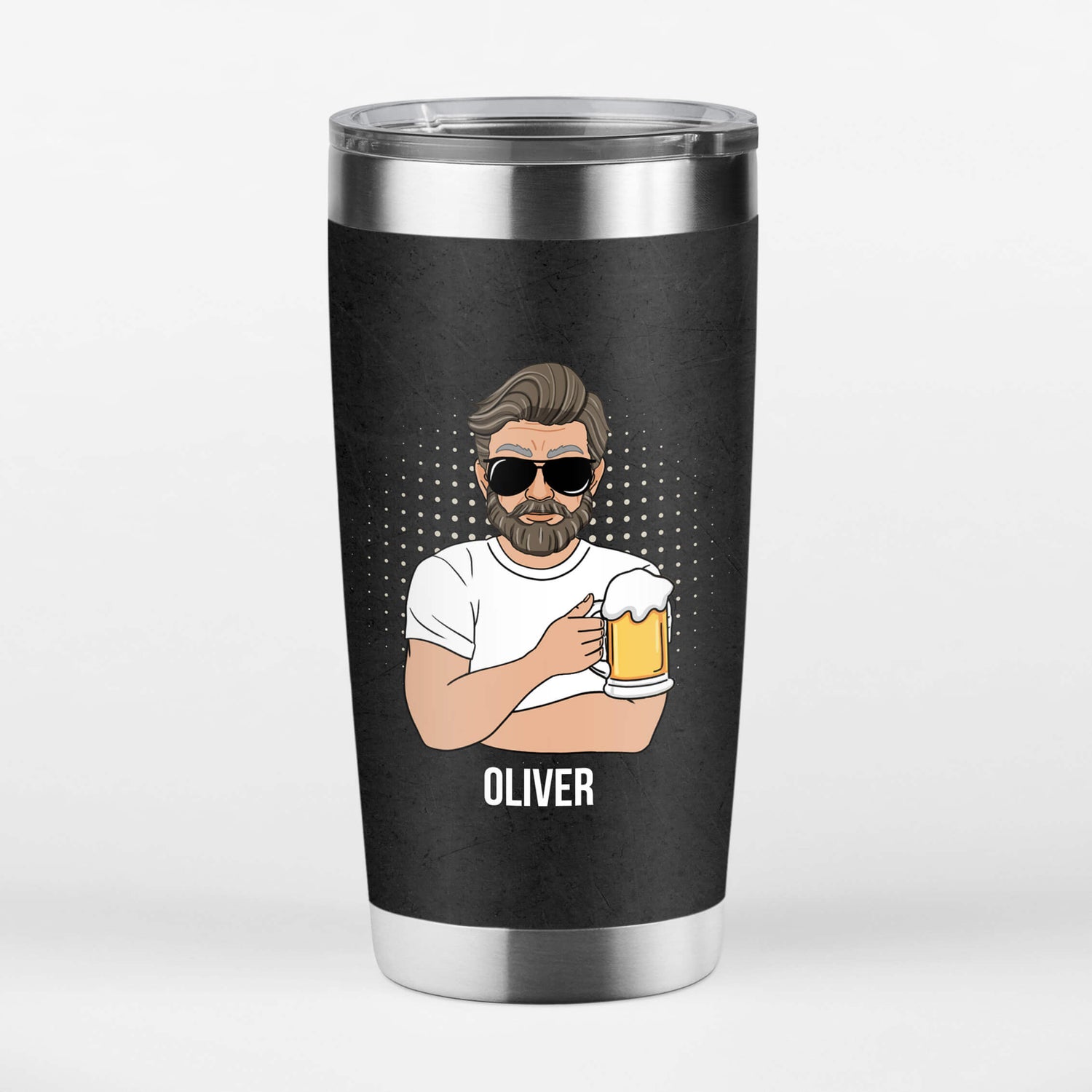1243TUS2 Personalized Tumblers Gifts Cheers 60 Birthday Him