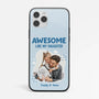 1255FUS1 personalized awesome like my daughter son children iphone 14 phone case
