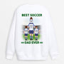 1256wus1 personalized best football dad ever sweater