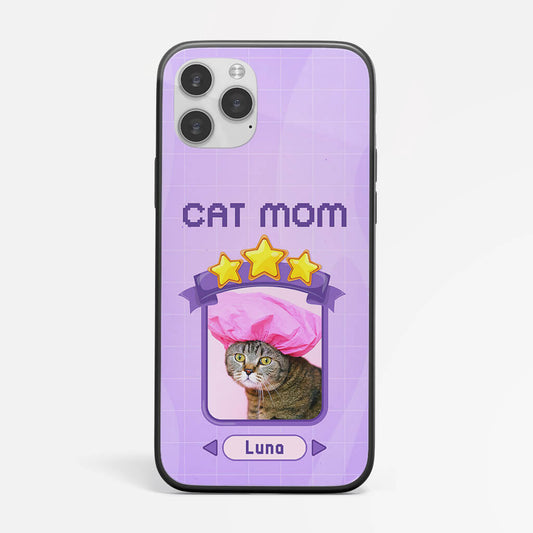 1258FUS1 personalized three star cat mom iphone 13 phone case