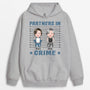 1260HUS2 personalized partners in crime hoodie