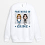 1260WUS1 personalized partners in crime sweatshirt