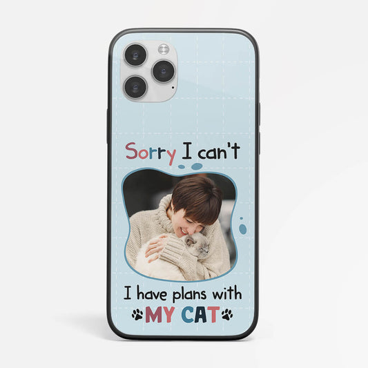 1266FUS1 personalized i have plans with my cat iphone 11 phone case