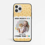 1267FUS1 personalized when i needed a hand_ i found your paw iphone 12phone case