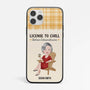 1268FUS1 personalized license to chill retiree extraordinaire iphone 14 phone case