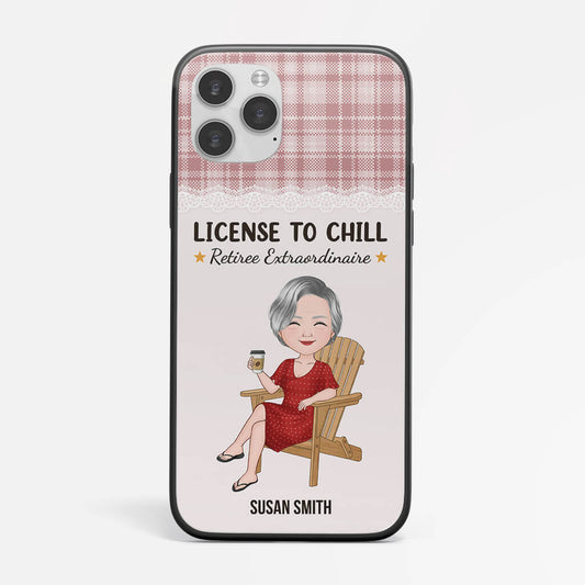 1268FUS2 personalized license to chill retiree extraordinaire iphone 11 phone case_ac26fa79 8d03 4b07 bdcf ea1adc88e94f