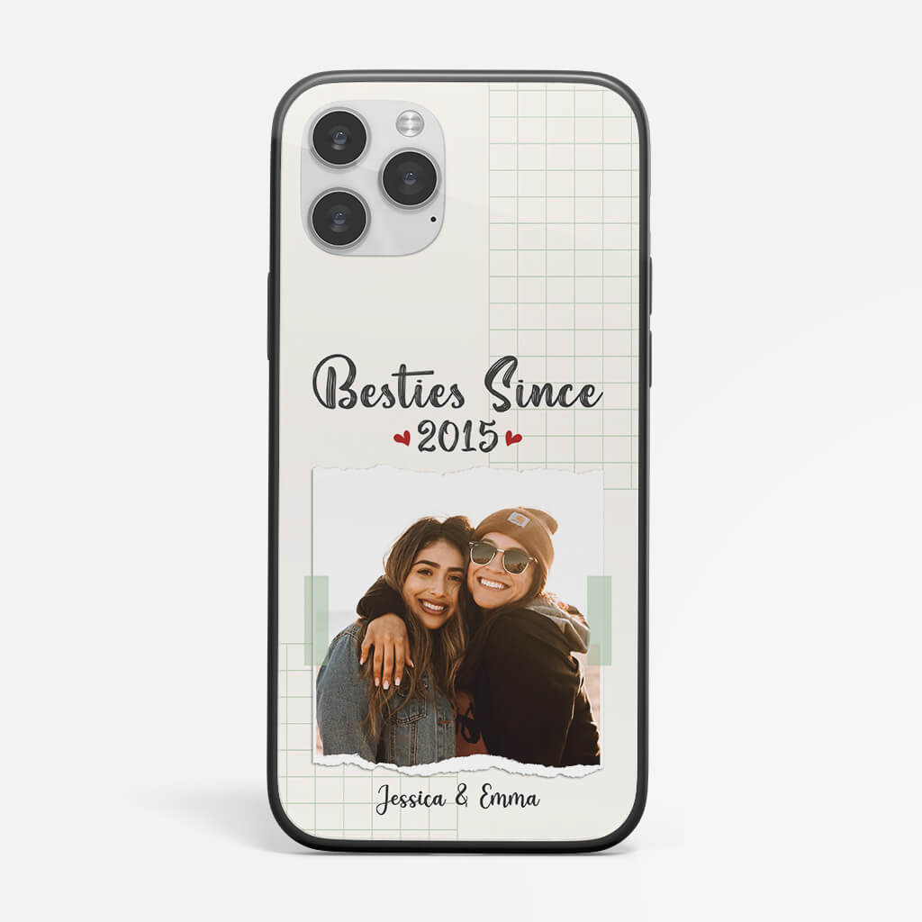 1269FUS2 personalized besties since iphone 12 phone case