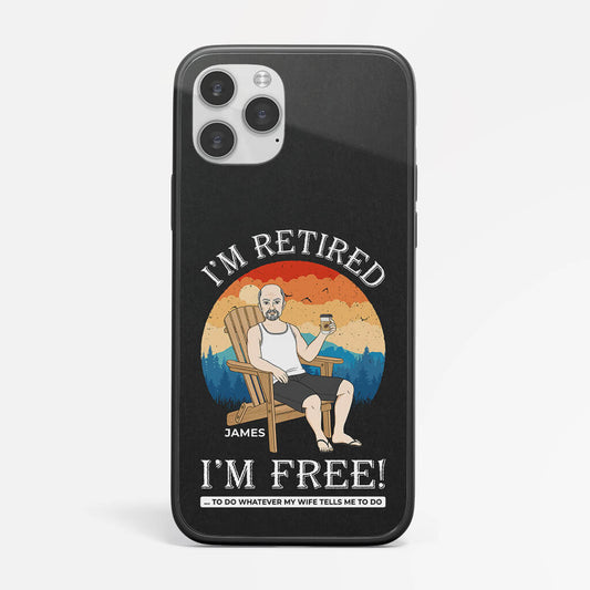 1272FUS1 personalized im retired im free iphone 14 phone case