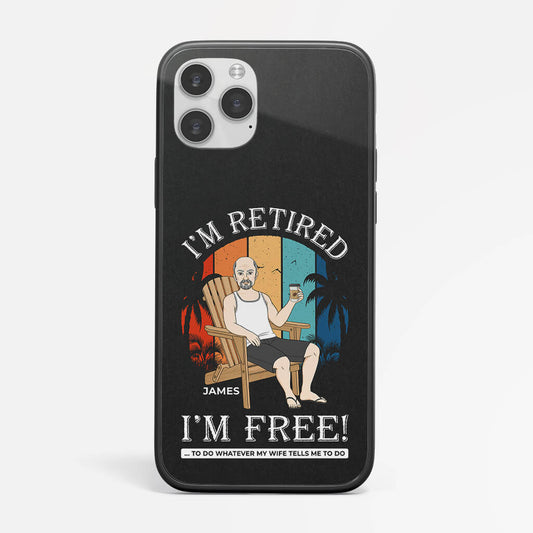 1272FUS2 personalized im retired im free iphone 14 phone case