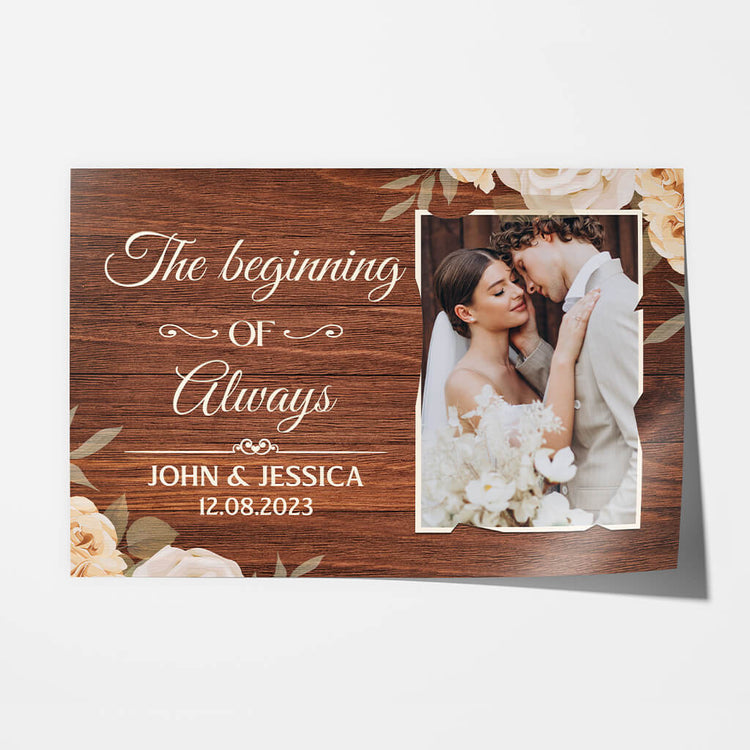 Personalized The Beginning Of Always Poster