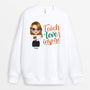 1291WUS1 personalized teach love inspire sweatshirt
