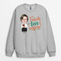 1291WUS2 personalized teach love inspire sweatshirt