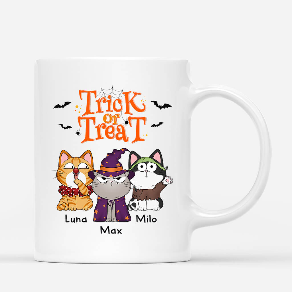1294MUS1 personalized trick or treat mug