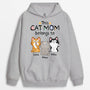 1295HUS2 personalized this cute cat mom dad belongs to hoodie