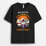 1302AUS1 personalized happy hallomeow purr or treat t shirt