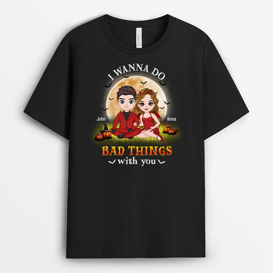 1315AUS1 personalized i wanna do bad things with you t shirt
