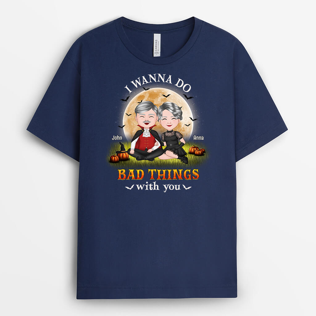 1315AUS2 personalized i wanna do bad things with you t shirt