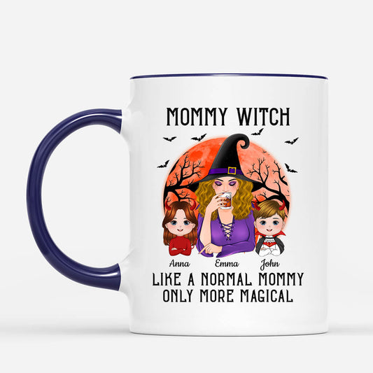 1324MUS2 personalized like normal grandma more magical halloween mug