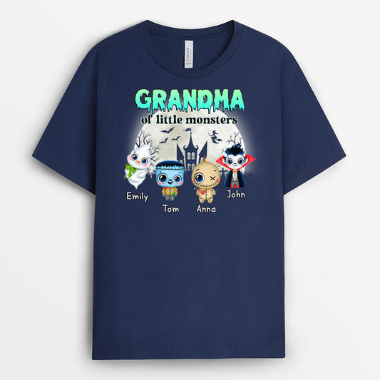 1330AUS1 personalized grammy of little monsters t shirt