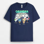 1330AUS1 personalized grammy of little monsters t shirt