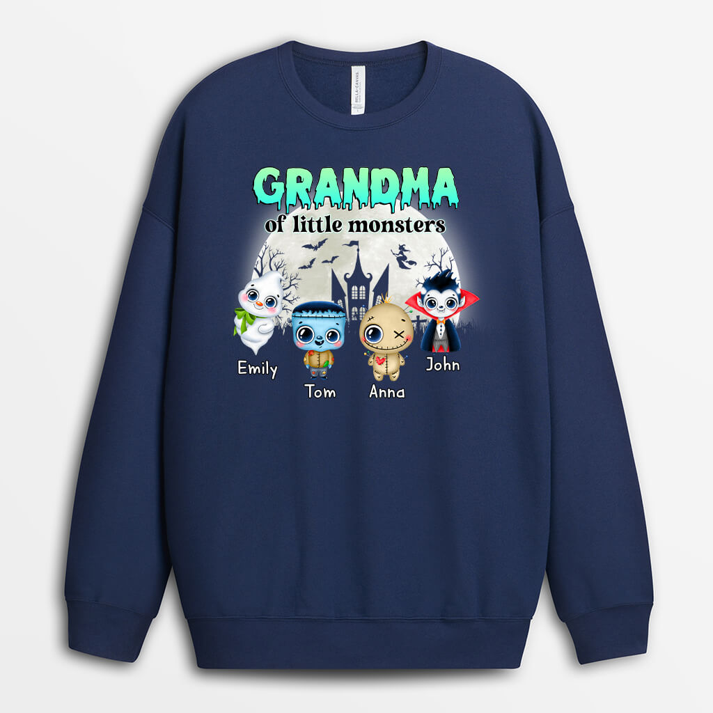 1330WUS1 personalized grammy of little monsters sweatshirt