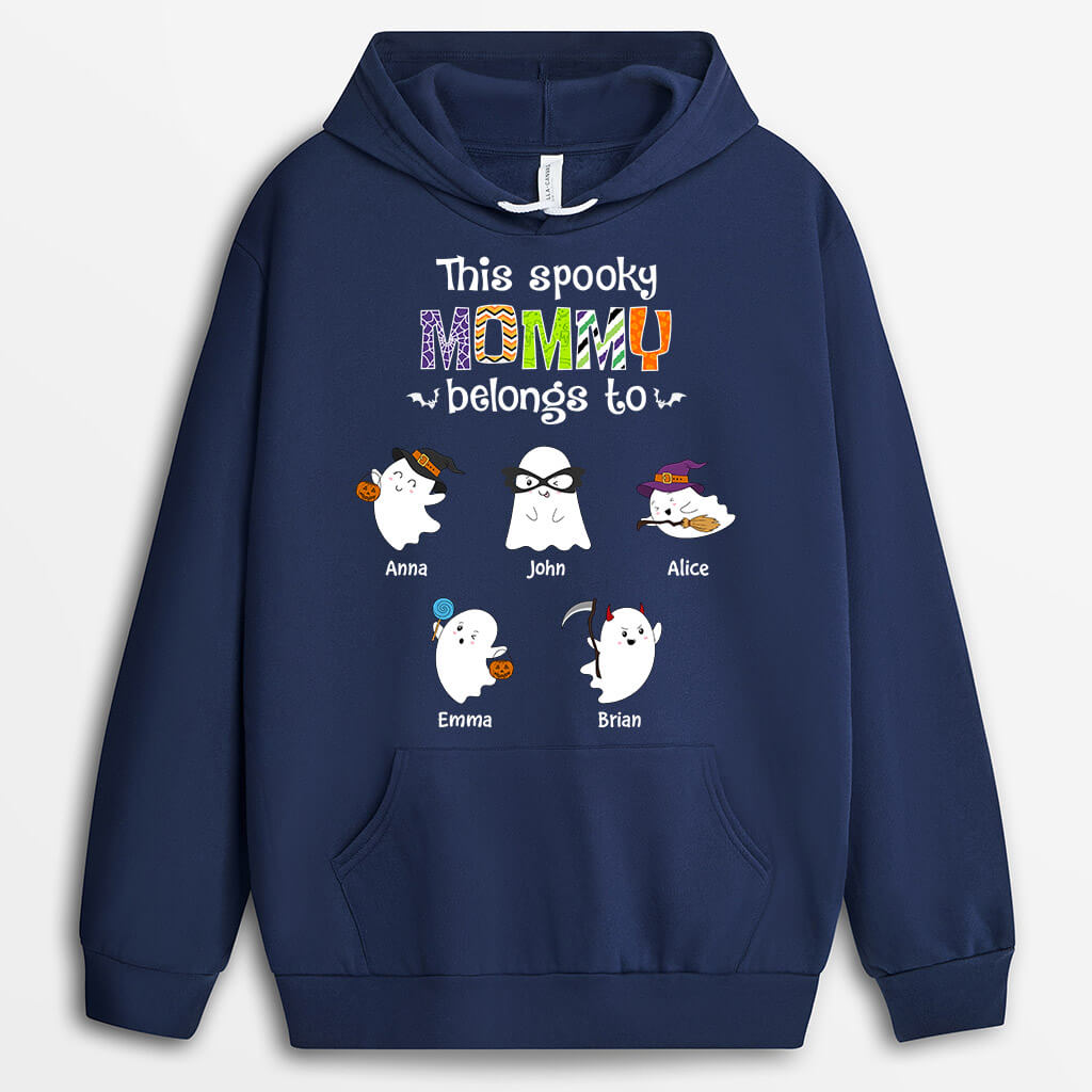 1332HUS2 personalized this spooky grandma belongs to hoodie