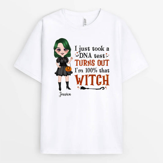 1342AUS1 personalized took dna test im 100_ witch t shirt