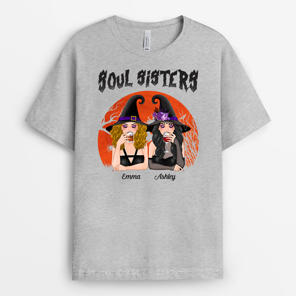 1344AUS2 personalized soul sisters t shirt