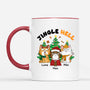 1364MUS1 personalized jingle hell christmas cat mug