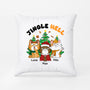 1364PUS1 personalized jingle hell christmas cat pillow