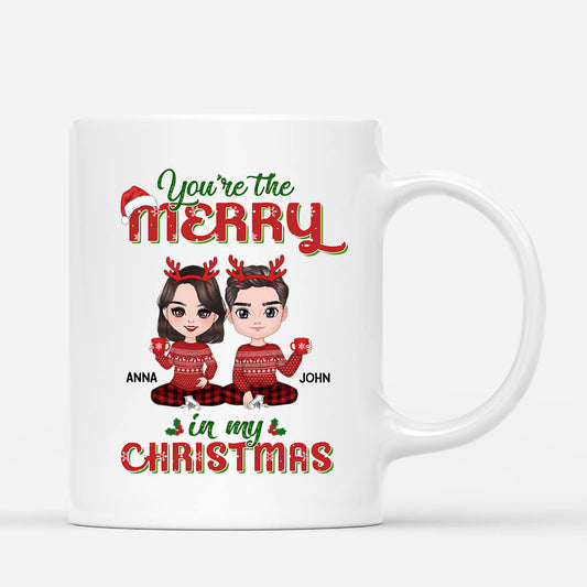1365MUS1 personalized you are the merry in my christmas mug