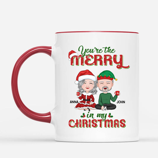 1365MUS2 personalized you are the merry in my christmas mug