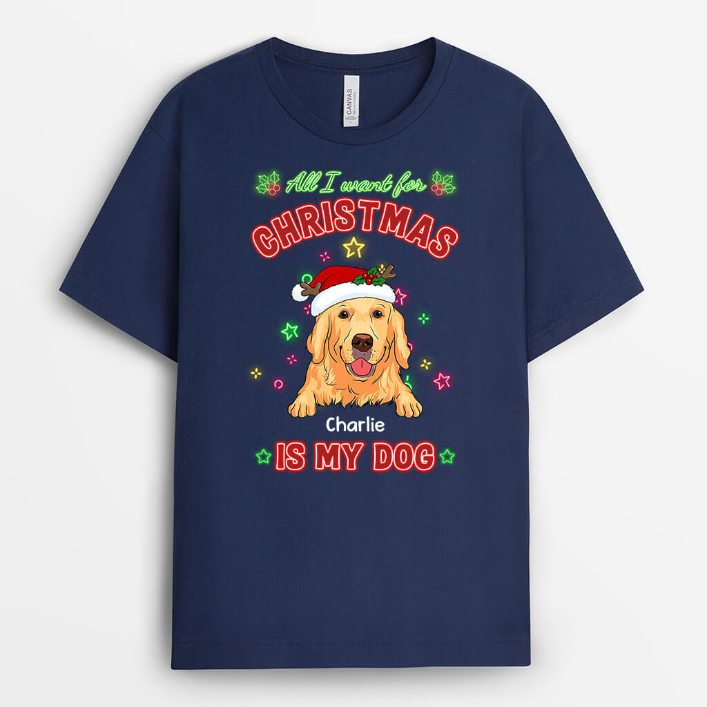 1368AUS2 personalized all i want for christmas is my dog t shirt_8846742a 045c 4d00 bea3 bad4f821c57d
