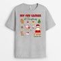 1376AUS2 personalized my favorite things at christmas t shirt