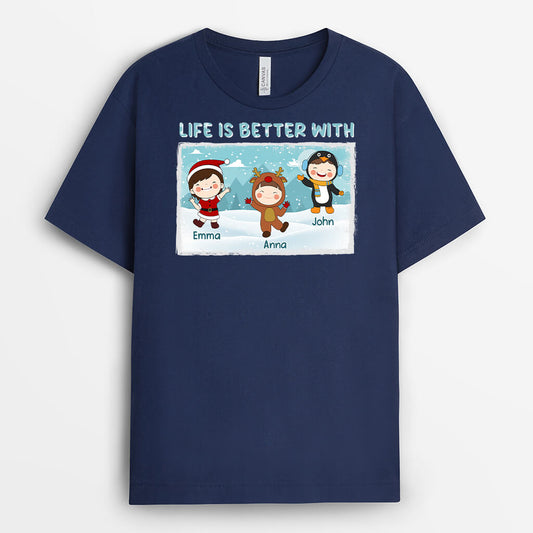 1380AUS2 personalized life is better with t shirt