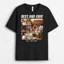 1395AUS1 personalized best dad ever t shirt
