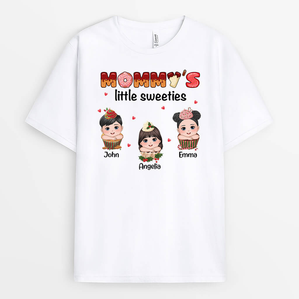 1396AUS1 personalized mummys little sweeties t shirt