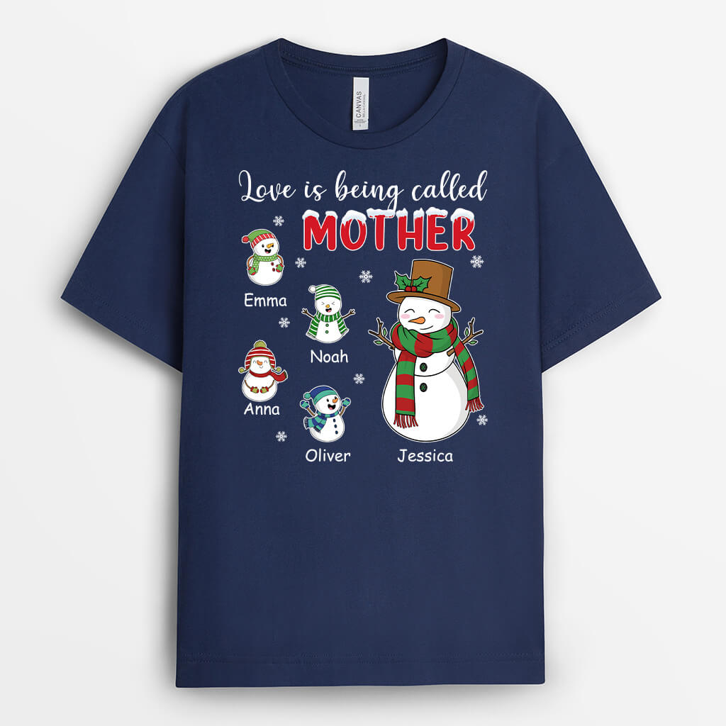 1397AUS2 personalized love is being called grandma mummy t shirt